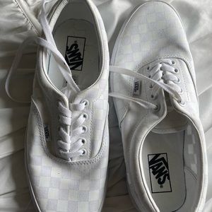 White checkered vans